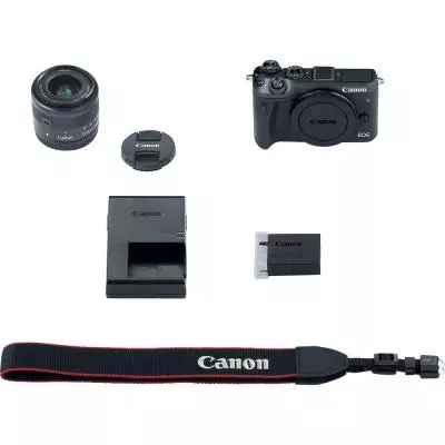 Цифровой фотоаппарат Canon EOS M6 15-45 IS STM Black Kit (1724C043AA) - 7