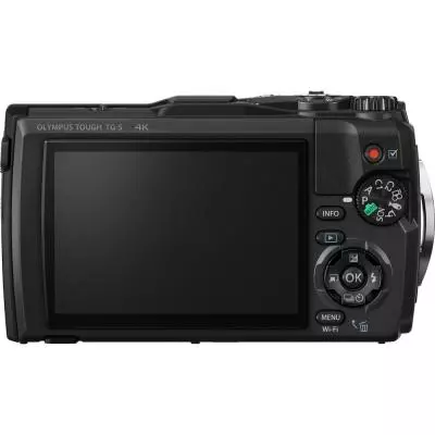 Цифровой фотоаппарат Olympus TG-5 Black (Waterproof - 15m; GPS; 4K; Wi-Fi) (V104190BE000) - 3