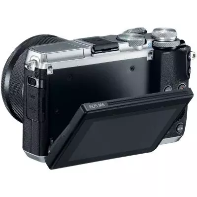 Цифровой фотоаппарат Canon EOS M6 Kit 15-45 IS STM Silver Kit (1725C045) - 4