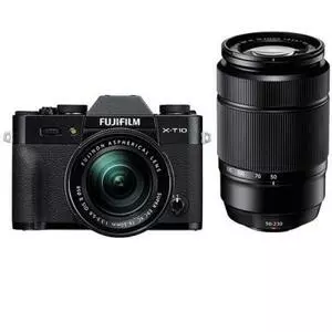 Цифровой фотоаппарат Fujifilm X-T10 XC 16-50 + 50-230mm Kit Black (16470506)