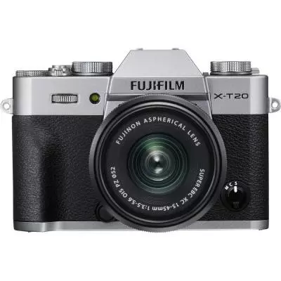 Цифровой фотоаппарат Fujifilm X-T20 XC 15-45mm F3.5-5.6 Kit Silver (16584577)