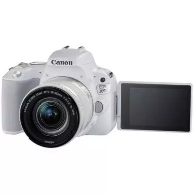 Цифровой фотоаппарат Canon EOS 200D 18-55 IS STM kit White (2253C007AA) - 7