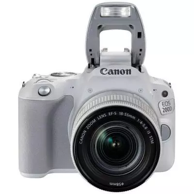 Цифровой фотоаппарат Canon EOS 200D 18-55 IS STM kit White (2253C007AA) - 8