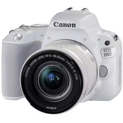 Цифровой фотоаппарат Canon EOS 200D 18-55 IS STM kit White (2253C007AA) - 9