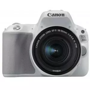 Цифровой фотоаппарат Canon EOS 200D 18-55 IS STM kit White (2253C007AA)