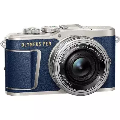 Цифровой фотоаппарат Olympus E-PL9 14-42 mm Pancake Zoom Kit blue/silver (V205092UE000) - 3
