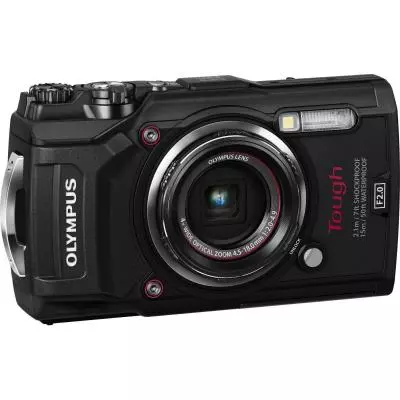 Цифровой фотоаппарат Olympus TG-5 Black (Waterproof - 15m; GPS; 4K; Wi-Fi) + case (V104190BE030) - 4