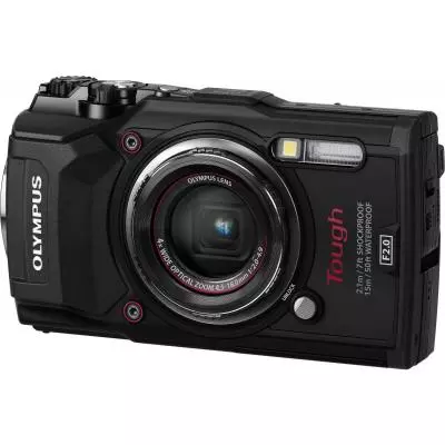 Цифровой фотоаппарат Olympus TG-5 Black (Waterproof - 15m; GPS; 4K; Wi-Fi) + case (V104190BE030) - 5