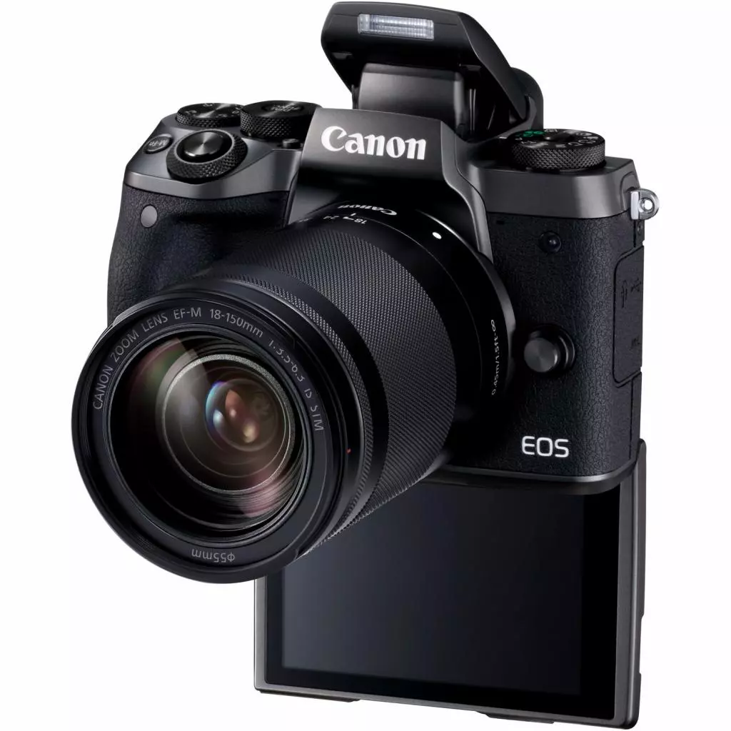 Цифровой фотоаппарат Canon EOS M5 18-150 IS STM Black Kit (1279C040) - 9