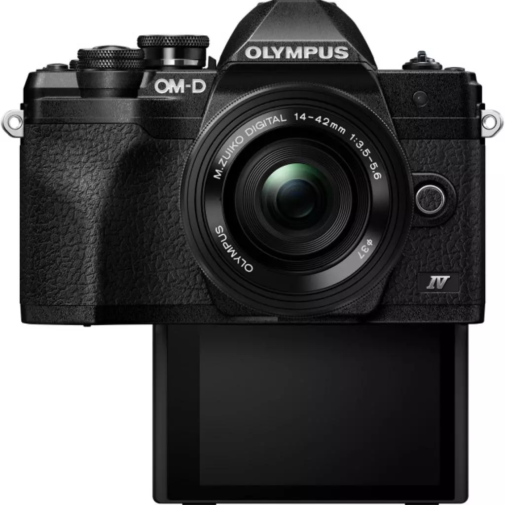 Цифровой фотоаппарат Olympus E-M10 mark IV Pancake Zoom 14-42 Kit black/black (V207132BE000) - 2