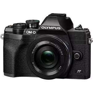 Цифровой фотоаппарат Olympus E-M10 mark IV Pancake Zoom 14-42 Kit black/black (V207132BE000)