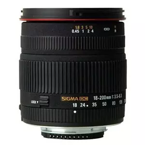 Объектив 18-200mm f/3.5-6.3 DC for Nikon Sigma (77D955)