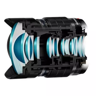 Объектив Olympus ED 8mm 1:2.8 PRO Black (V312030BW000) - 1