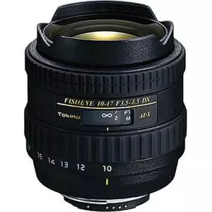 Объектив Tokina AT-X DX 10-17mm f/3.5-4.5 Fisheye (Canon) (ATXAF107DXC)