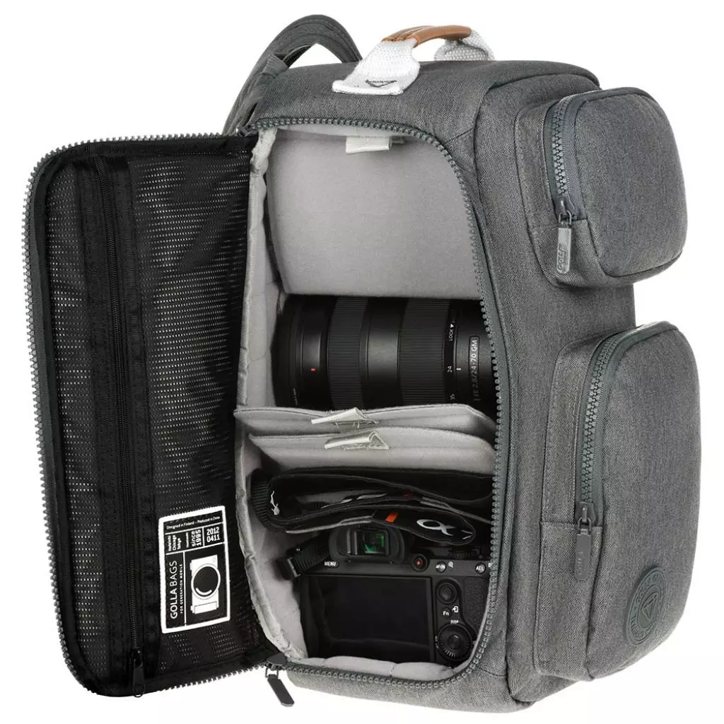 Фото-сумка Golla CAM BAG L Grey (G1758) - 5 Фото-сумка Golla CAM BAG L Grey (G1758) - 5