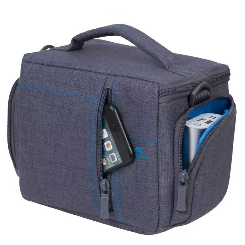 Фото-сумка RivaCase SLR Bag (7502 Canvas Case Grey) - 3