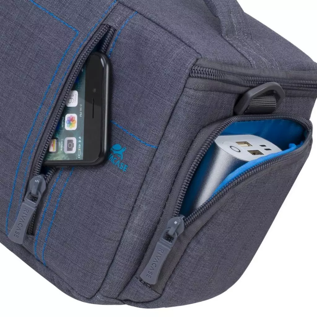 Фото-сумка RivaCase SLR Bag (7502 Canvas Case Grey) - 4