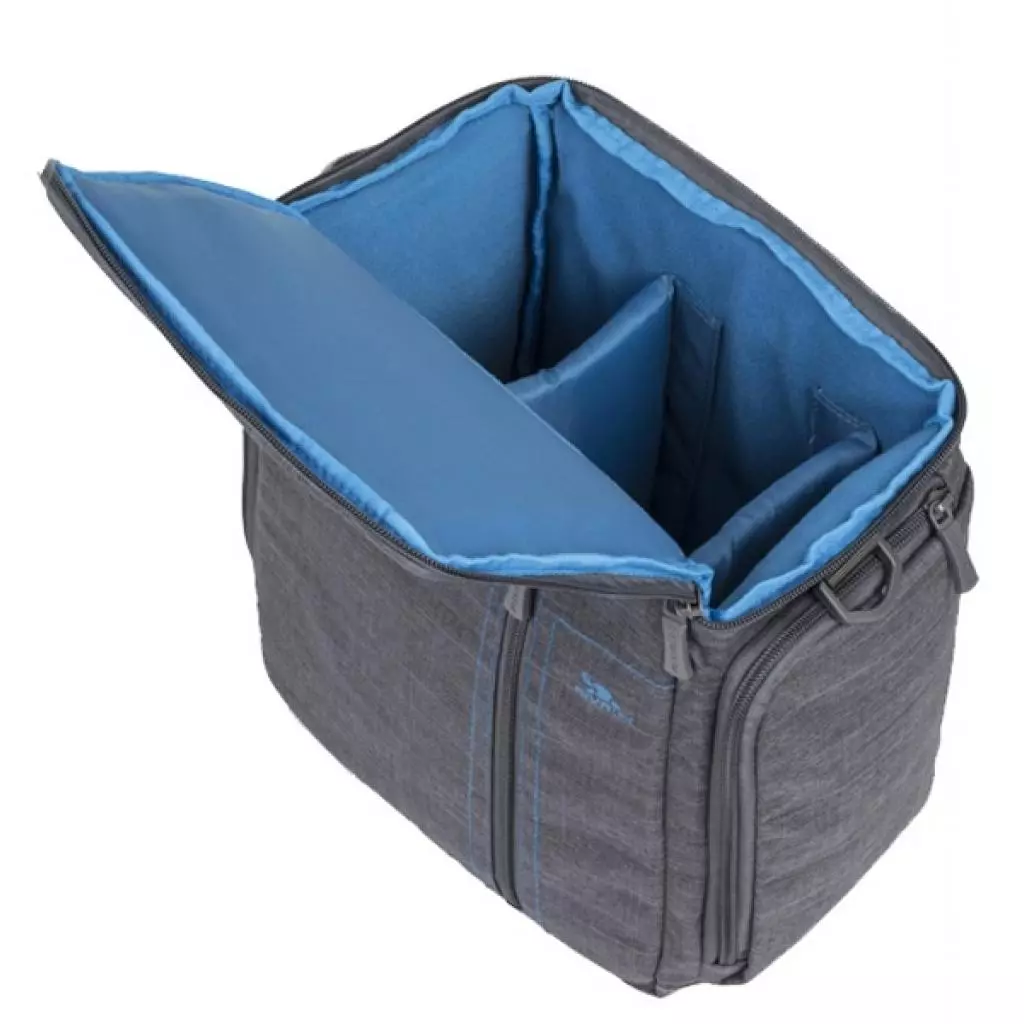 Фото-сумка RivaCase SLR Bag (7503 Canvas Case Large Grey) - 9