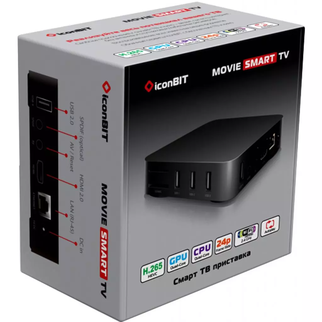 Медиаплеер iconBIT Movie Smart TV - 4 Медиаплеер iconBIT Movie Smart TV - 4