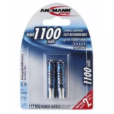 Аккумулятор AAA R3 1100 mAh *2 Ansmann (5035222)