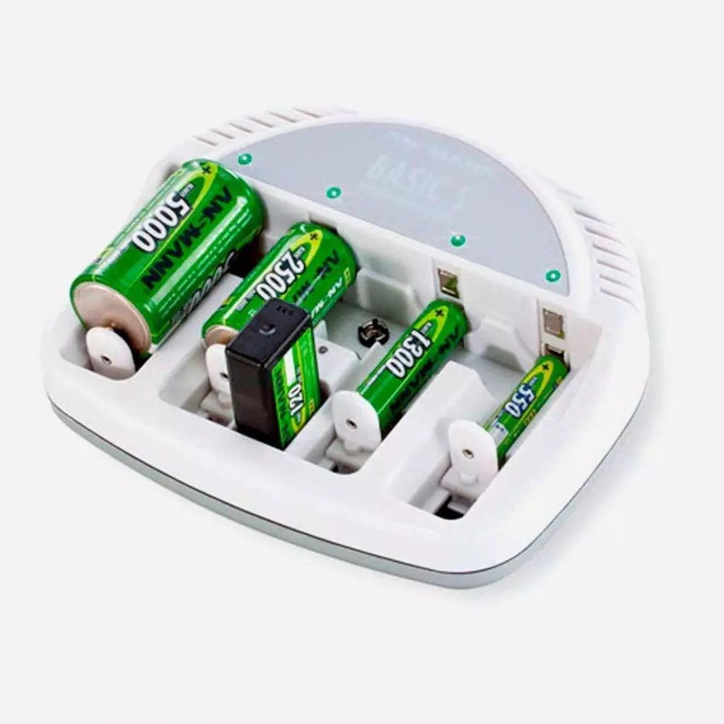 Зарядное устройство для аккумуляторов Ansmann Basic 5 plus 5*AA/AAA (5207303) - 1 Зарядное устройство для аккумуляторов Ansmann Basic 5 plus 5*AA/AAA (5207303) - 1