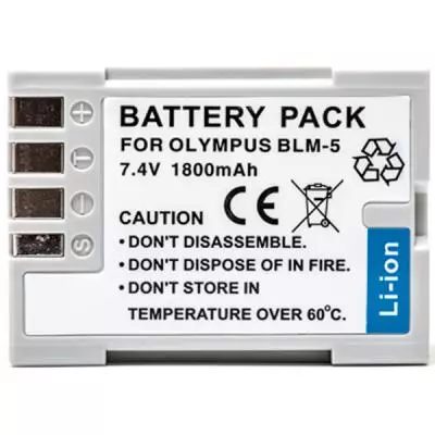 Аккумулятор к фото/видео PowerPlant Olympus PS-BLM5 (DV00DV1286) - 1