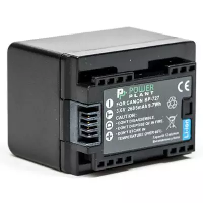 Аккумулятор к фото/видео PowerPlant Canon BP-727 (DV00DV1331) - 1