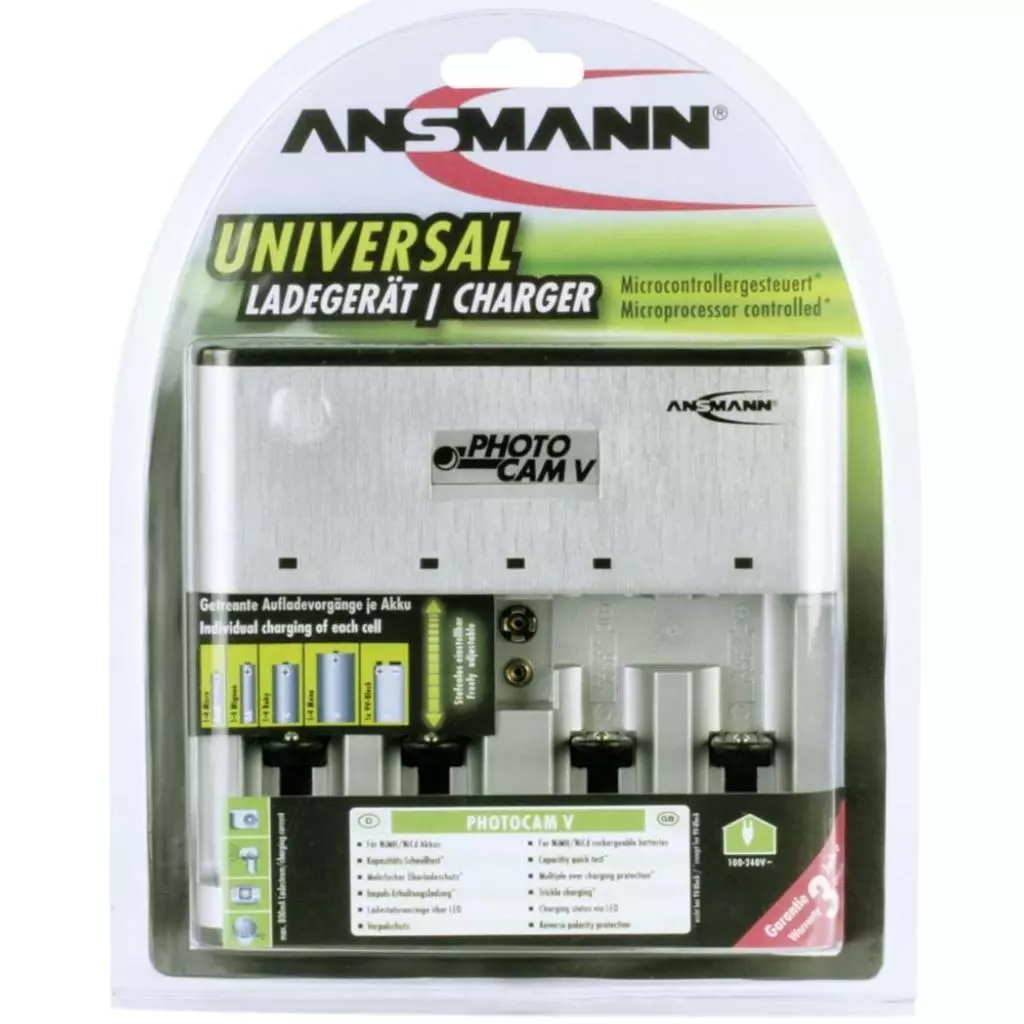 Зарядное устройство для аккумуляторов Ansmann PhotoCam V (5207473)