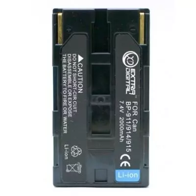 Аккумулятор к фото/видео Extradigital Canon BP-911, 914, 915 (DV00DV1016)