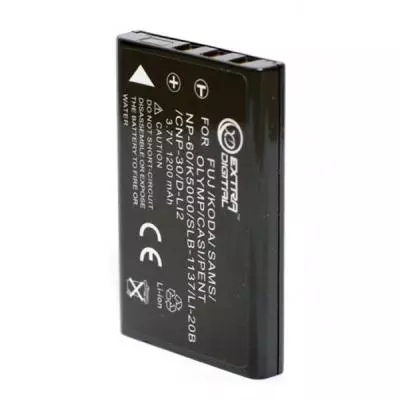 Аккумулятор к фото/видео Extradigital Fuji NP-60, Samsung SB-L1037/1137, PENTAX D-Li12 (BDF2469) - 1