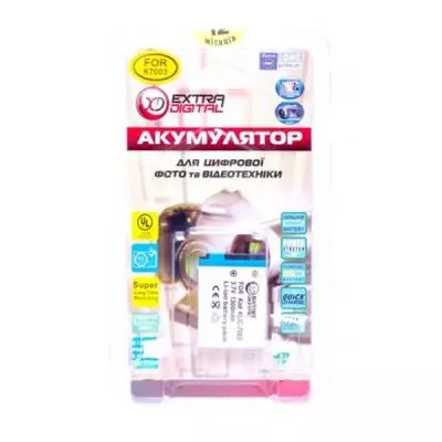 Аккумулятор к фото/видео Extradigital Kodak KLIC-7003 (DV00DV1220) - 2