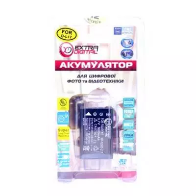 Аккумулятор к фото/видео Extradigital Pentax D-LI7 (DV00DV1350) - 2