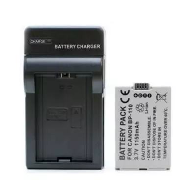 Аккумулятор к фото/видео Extradigital Canon BP-110 + зарядное устройство (DV00DV1353)