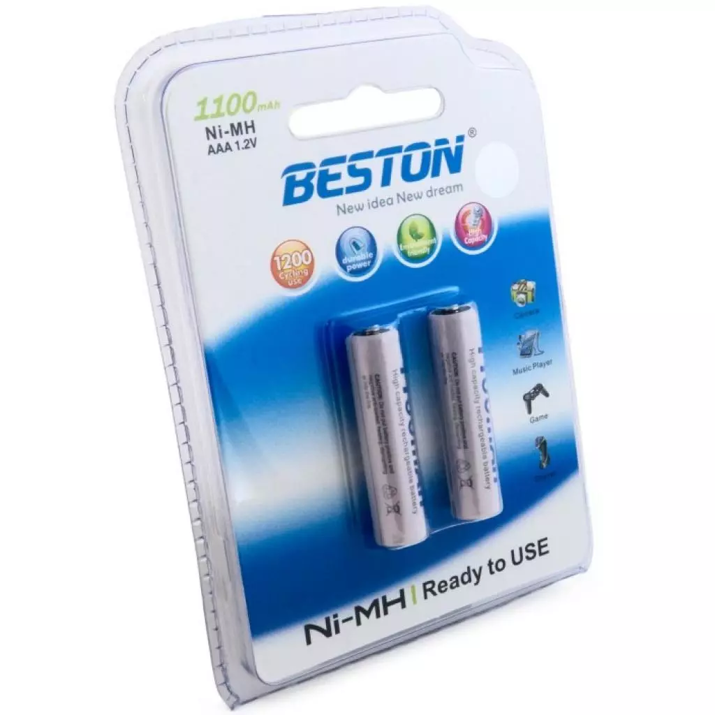 Аккумулятор Beston AAA R3 1100mAh * 2 (AAB1814) - 1