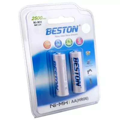 Аккумулятор Beston AA 2500mAh Ni-MH * 2 (AAB1836)