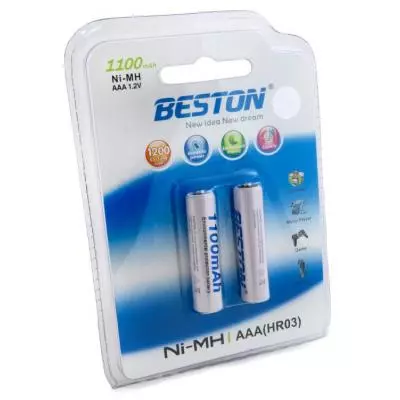 Аккумулятор Beston AAA 1100 mAh Ni-MH * 2 (AAB1828)