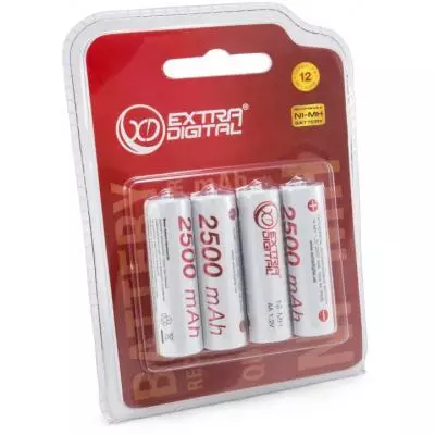 Аккумулятор Extradigital AA 2500mAh Ni-MH * 4 (AAE1834)