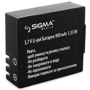 Аккумулятор к фото/видео Sigma Батарея для экшн-камеры Sigma mobile X-Sport С10 (4827798324257)