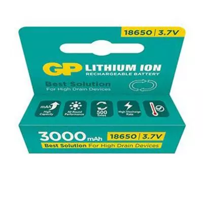Аккумулятор 18650 3000 mAh (6.0А) Gp (GP18650-30U) - 2