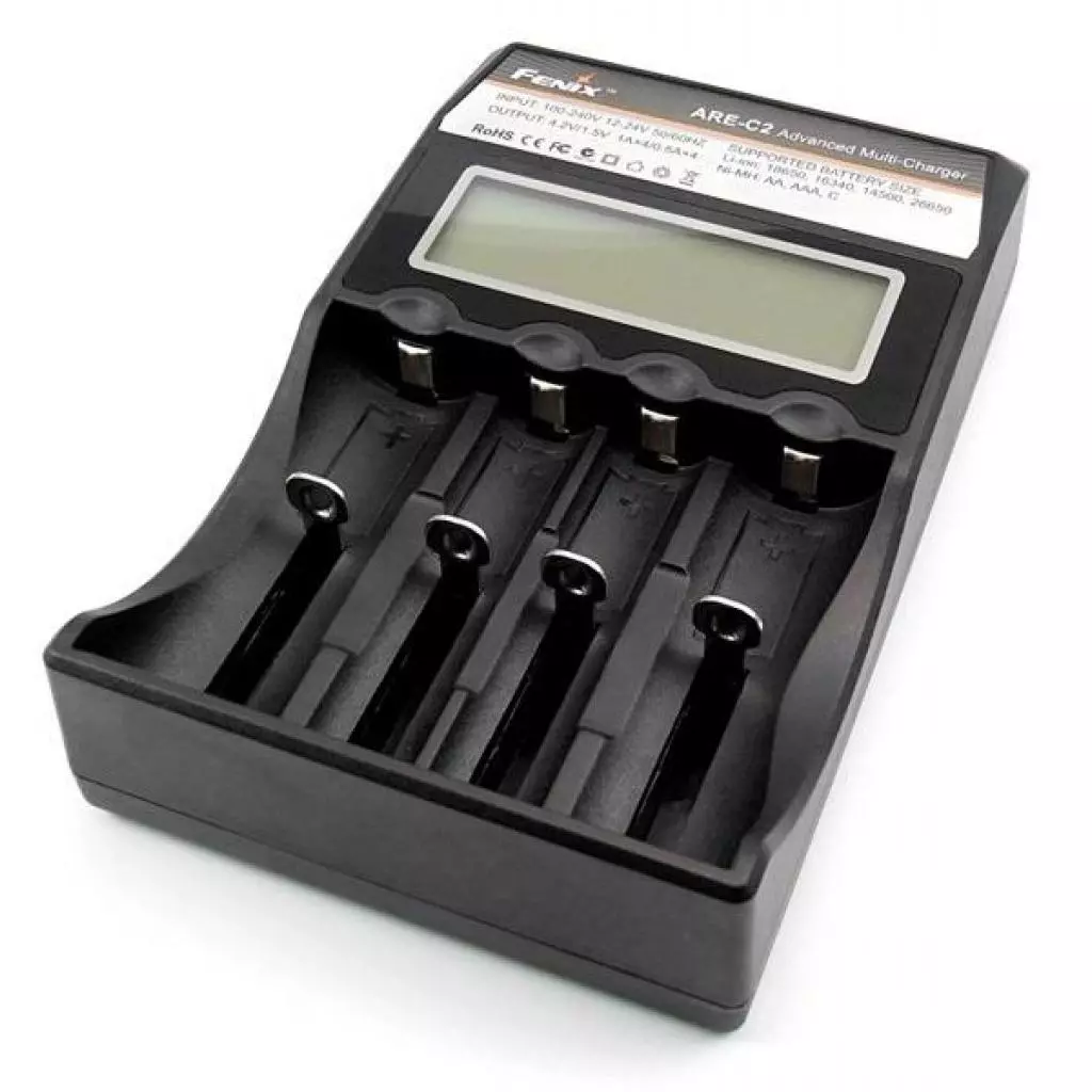 Зарядное устройство для аккумуляторов Fenix Charger ARE-C2 (18650, 16340, 14500, 26650, AA, ААА, С) (ARE-C2)