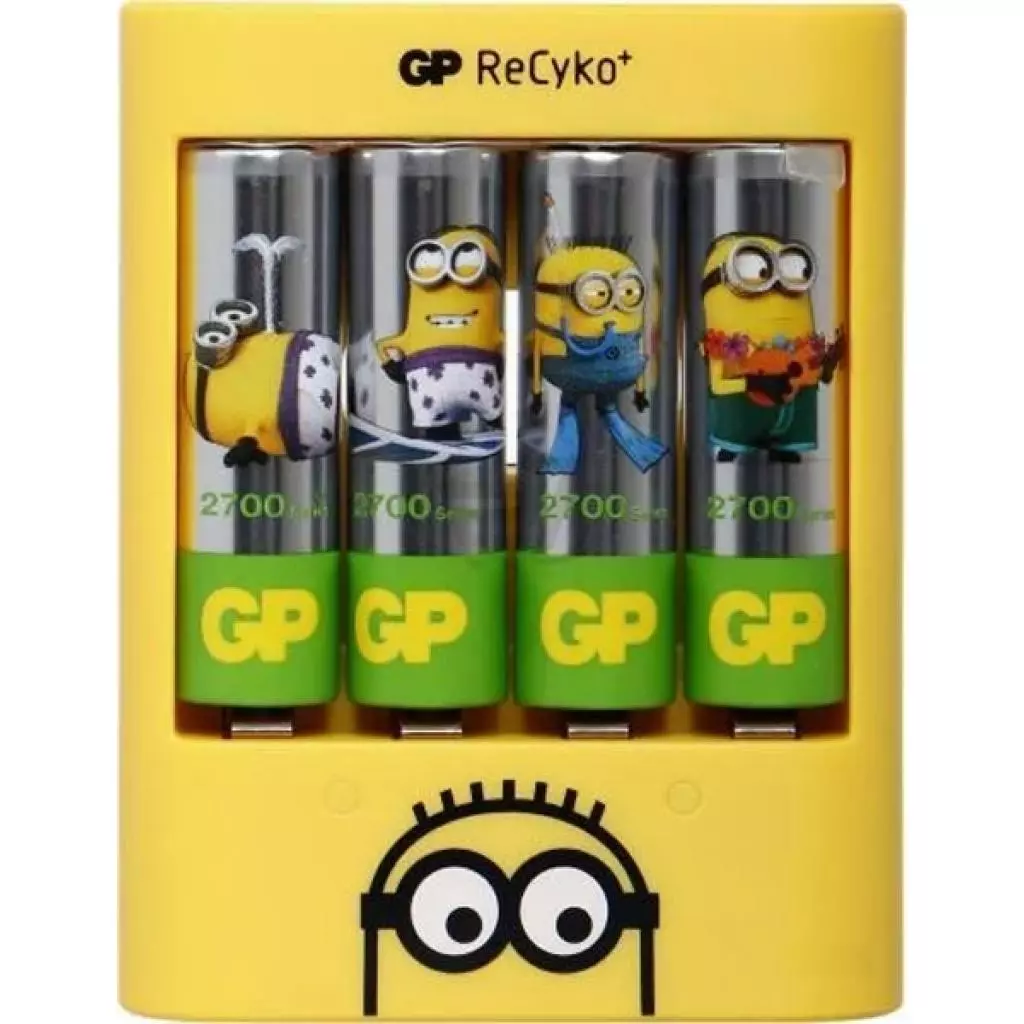 Зарядное устройство для аккумуляторов Gp GP-U411 + AA 2700mAh*4 (U411 270AAHCWA12FMC-2UE4) - 1