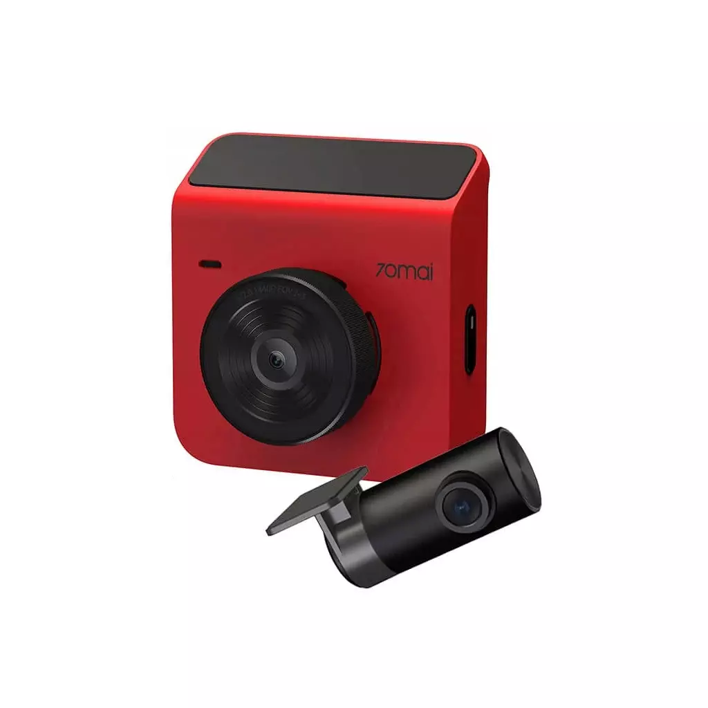 Видеорегистратор Xiaomi 70mai Dash Cam A400+Rear Cam RC09 Set (A400-1) Red (A400+RC09 Red)