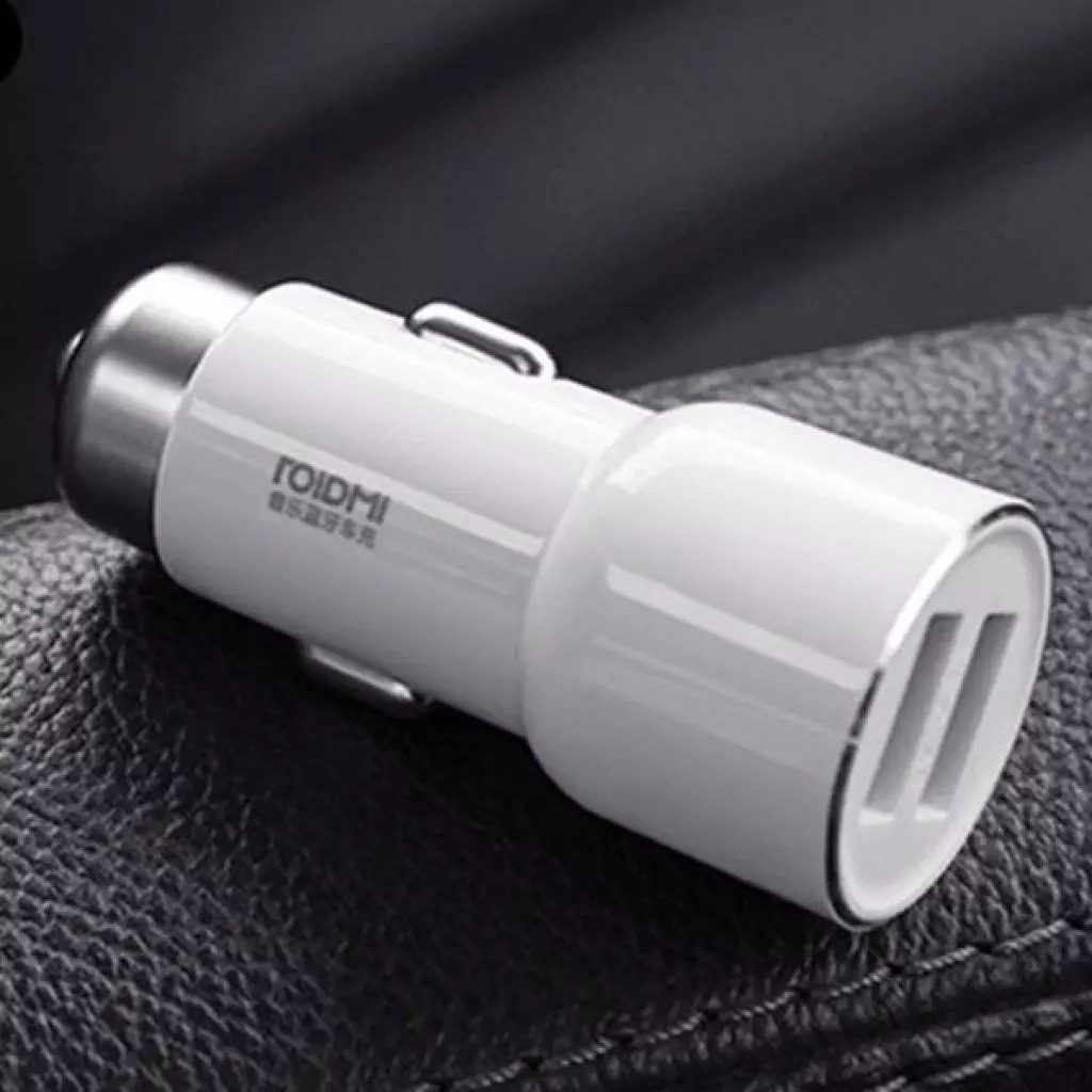 FM модулятор Xiaomi Roidmi 3S Bluetooth BFQ04RM White (GDS4073RT) - 2