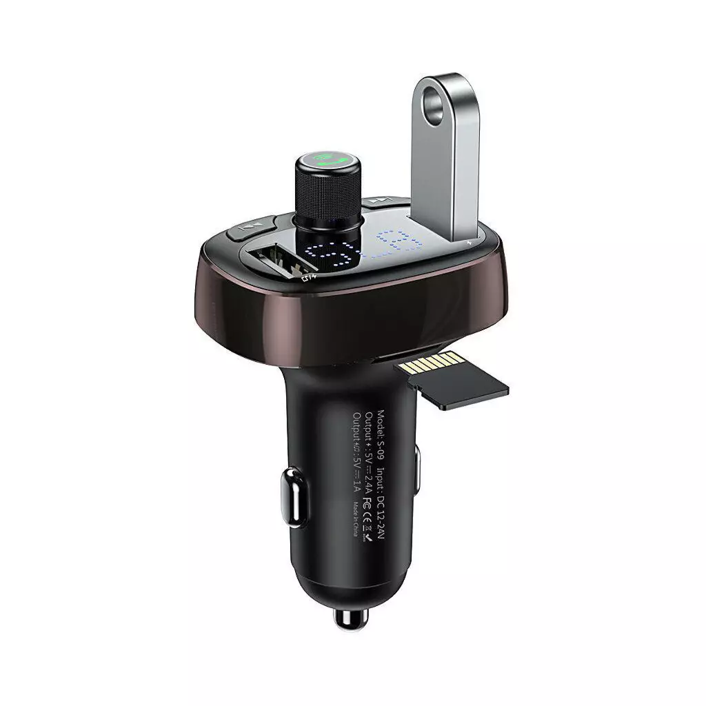 FM модулятор Baseus T typed Bluetooth MP3 coffee (CCALL-TM12) - 3