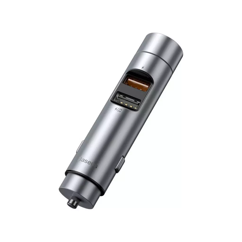 FM модулятор Baseus Energy Column Wireless MP3 Silver (CCNLZ-0S) - 5