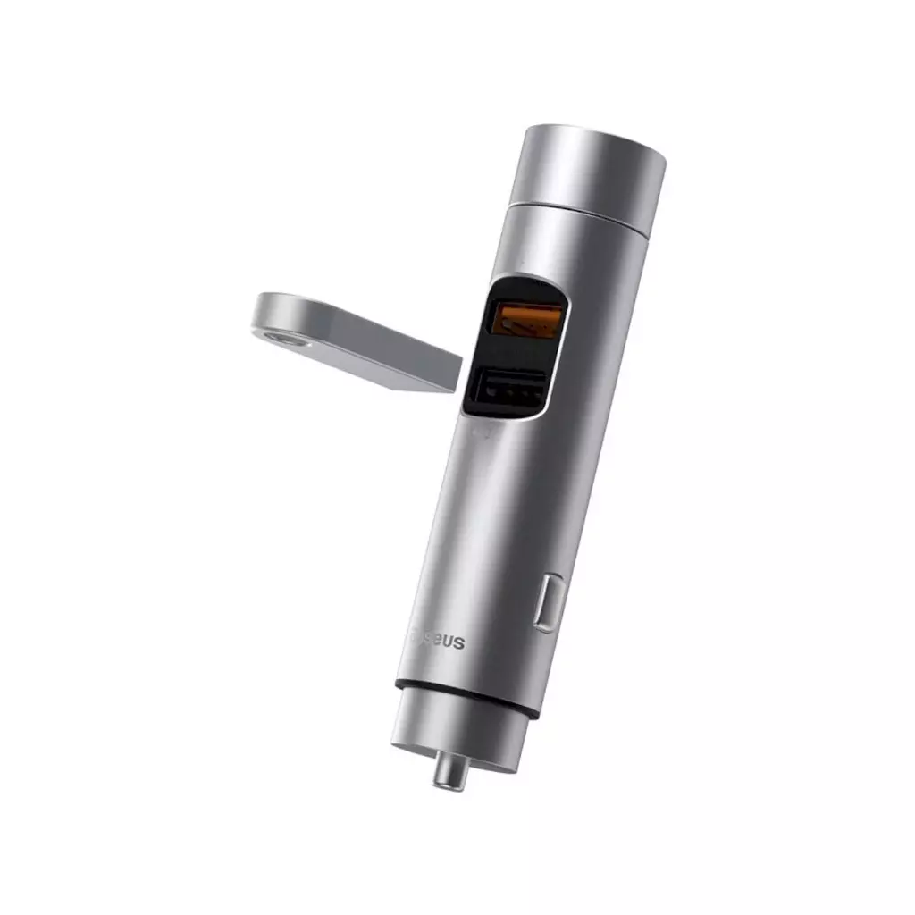 FM модулятор Baseus Energy Column Wireless MP3 Silver (CCNLZ-0S) - 6