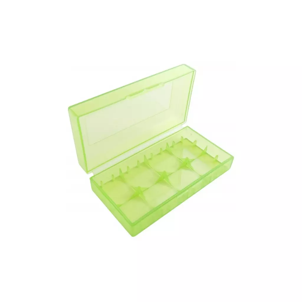 Кейс для аккумуляторов Extradigital для 18650/CR123A/16340 аккумуляторов зеленый (BBE1841G) - 1 Кейс для аккумуляторов Extradigital для 18650/CR123A/16340 аккумуляторов зеленый (BBE1841G) - 1