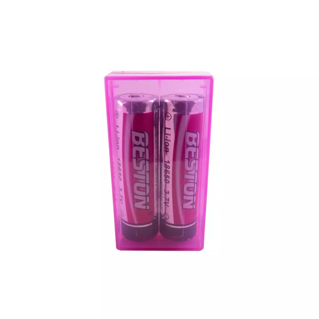 Кейс для аккумуляторов Extradigital для 18650/CR123A/16340 аккумуляторов розовый (BBE1841P) - 3