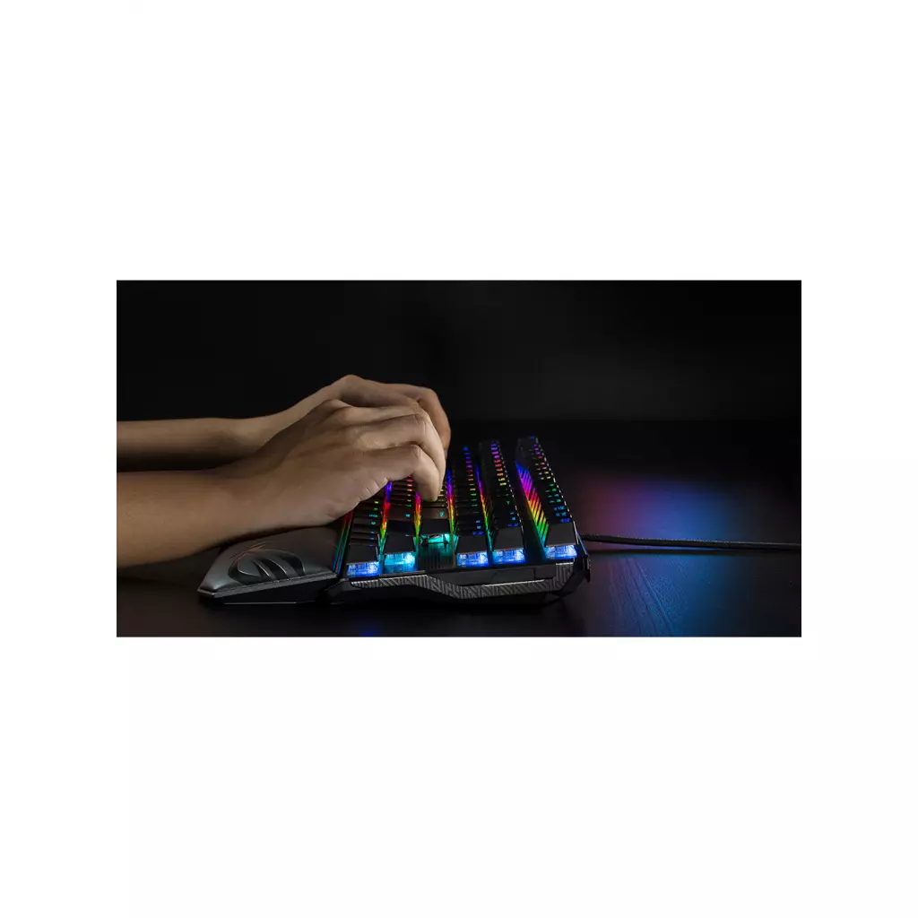 Подставка под запястья ASUS ROG Gaming Wrist Rest Black (90MP00Y0-B0UA00) - 8