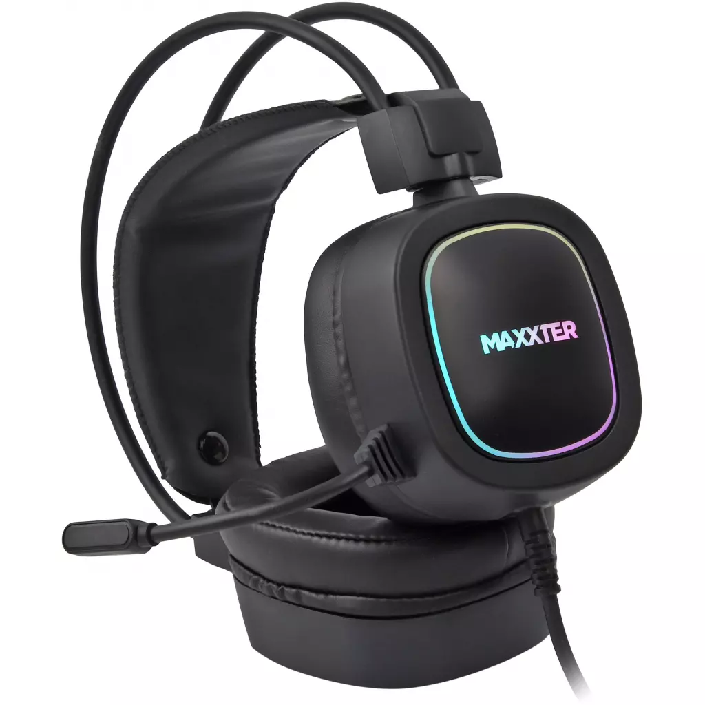 Наушники Maxxter Ghost Helmet Black - 1